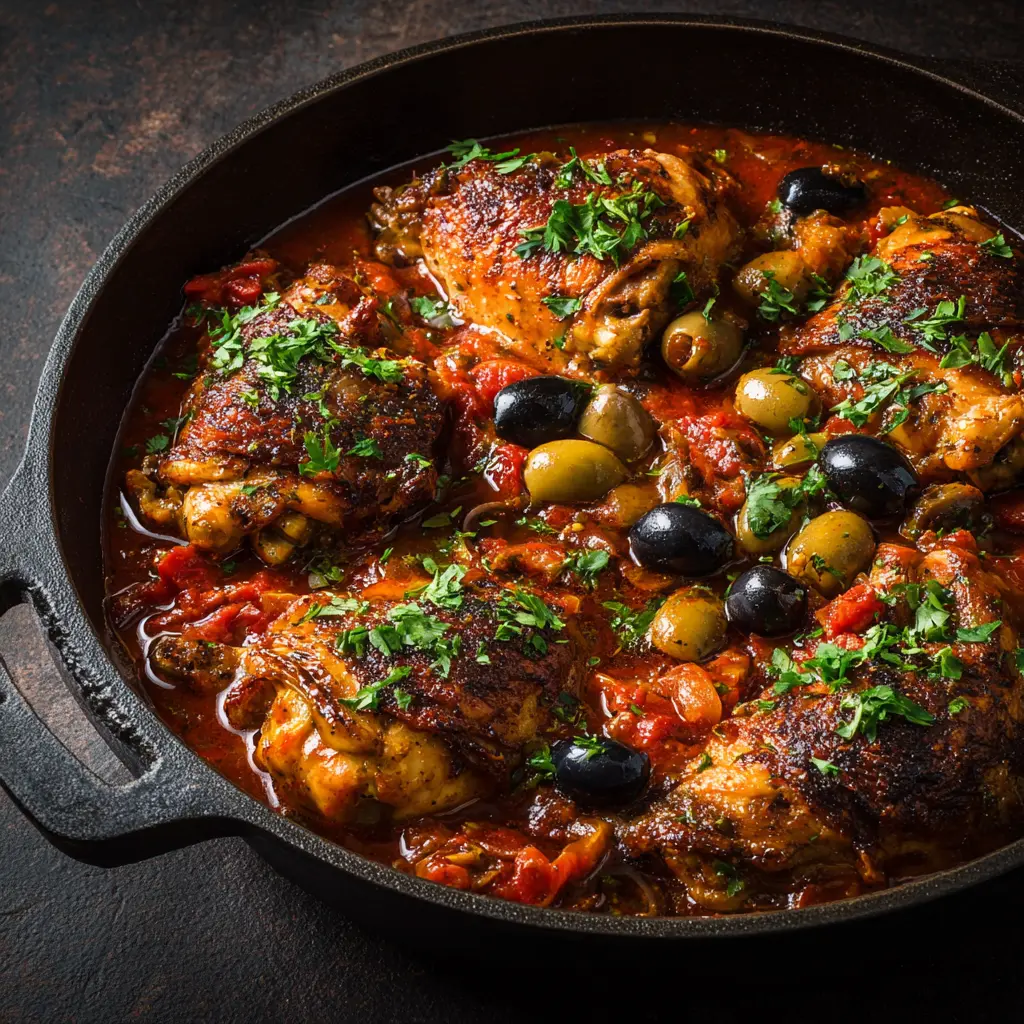 Classic Chicken Cacciatore: Rustic Italian Hunter-Style Dish